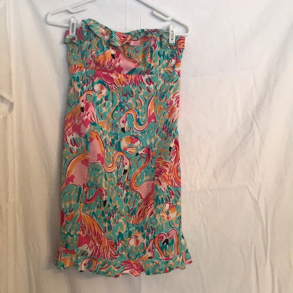 Lily Pulitzer strapless dress - Picture 2 of 3